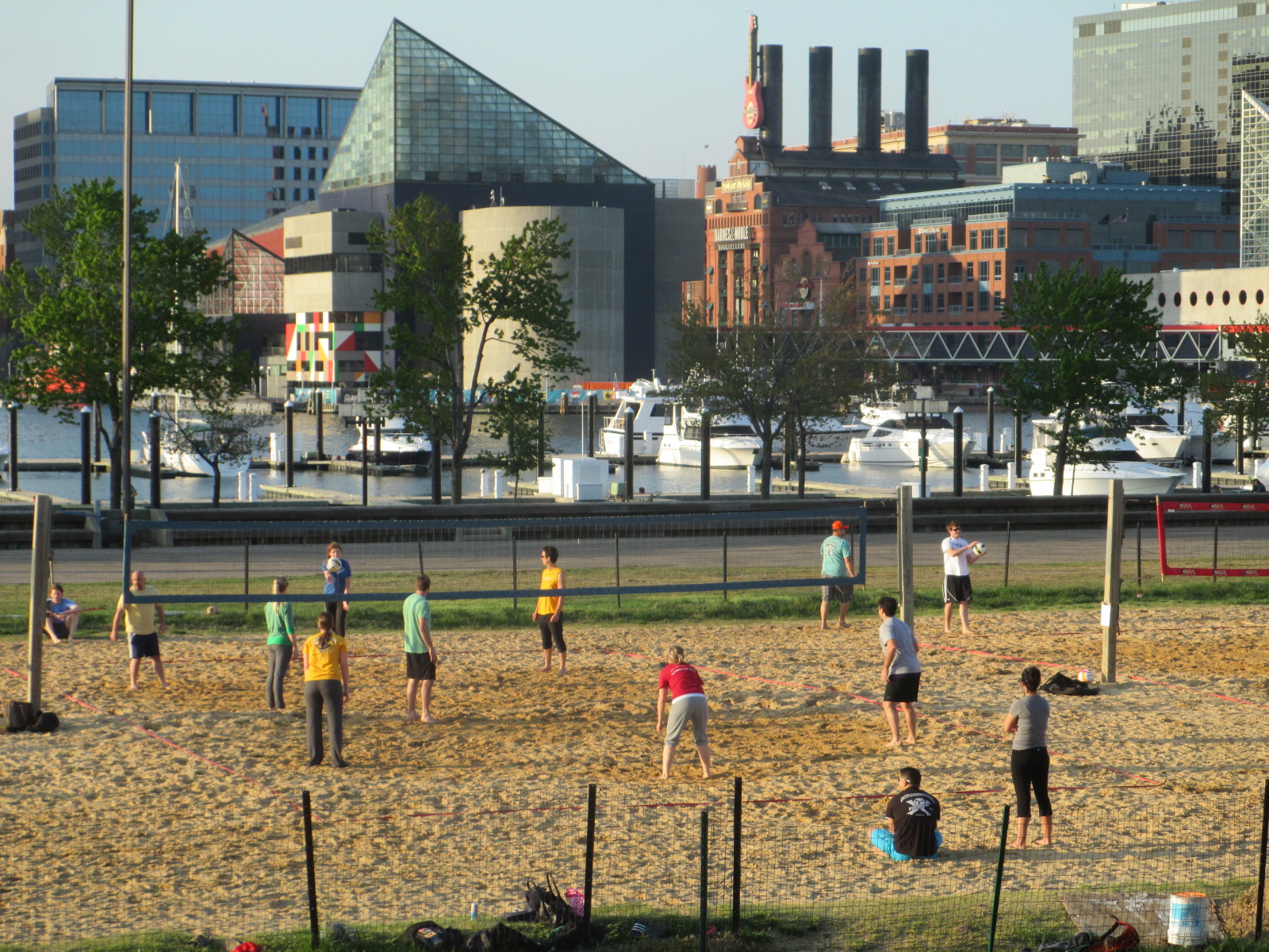 Baltimore You are Marvelous Beach Volleyball at the Harbor