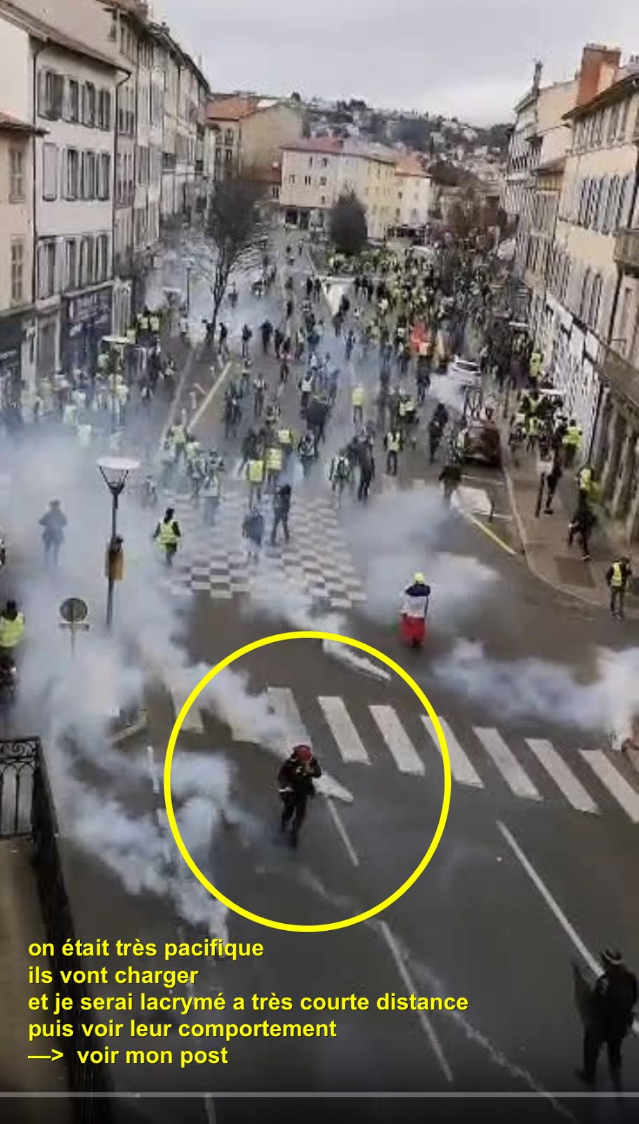 en première ligne ou en "voiture balaie secu" au Puy le 9 mars 2019