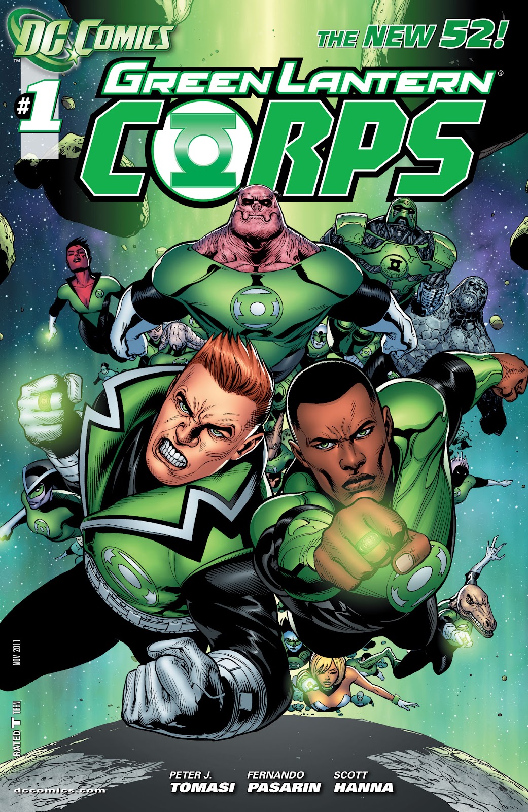 Green Lantern Corps (2011) 01 Page 1