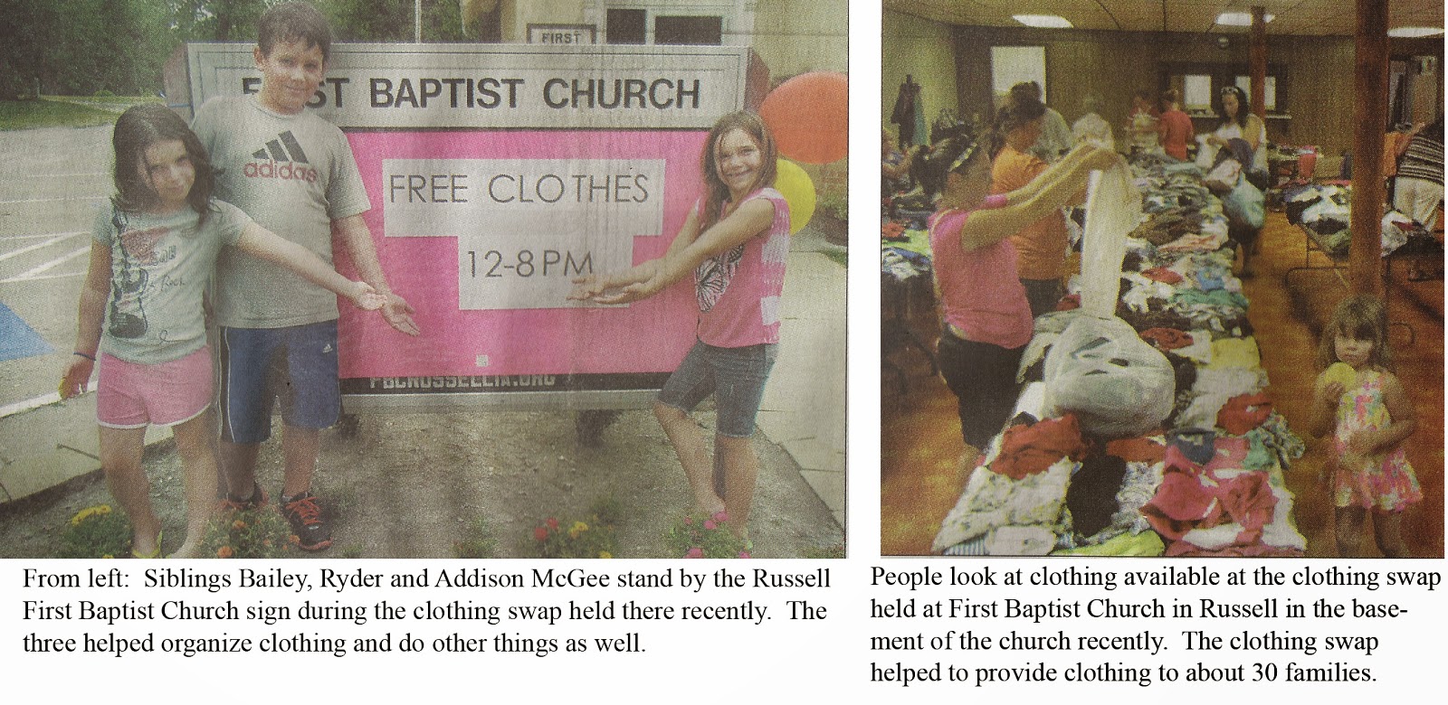 Russell (Iowa) Historical Society August 2014