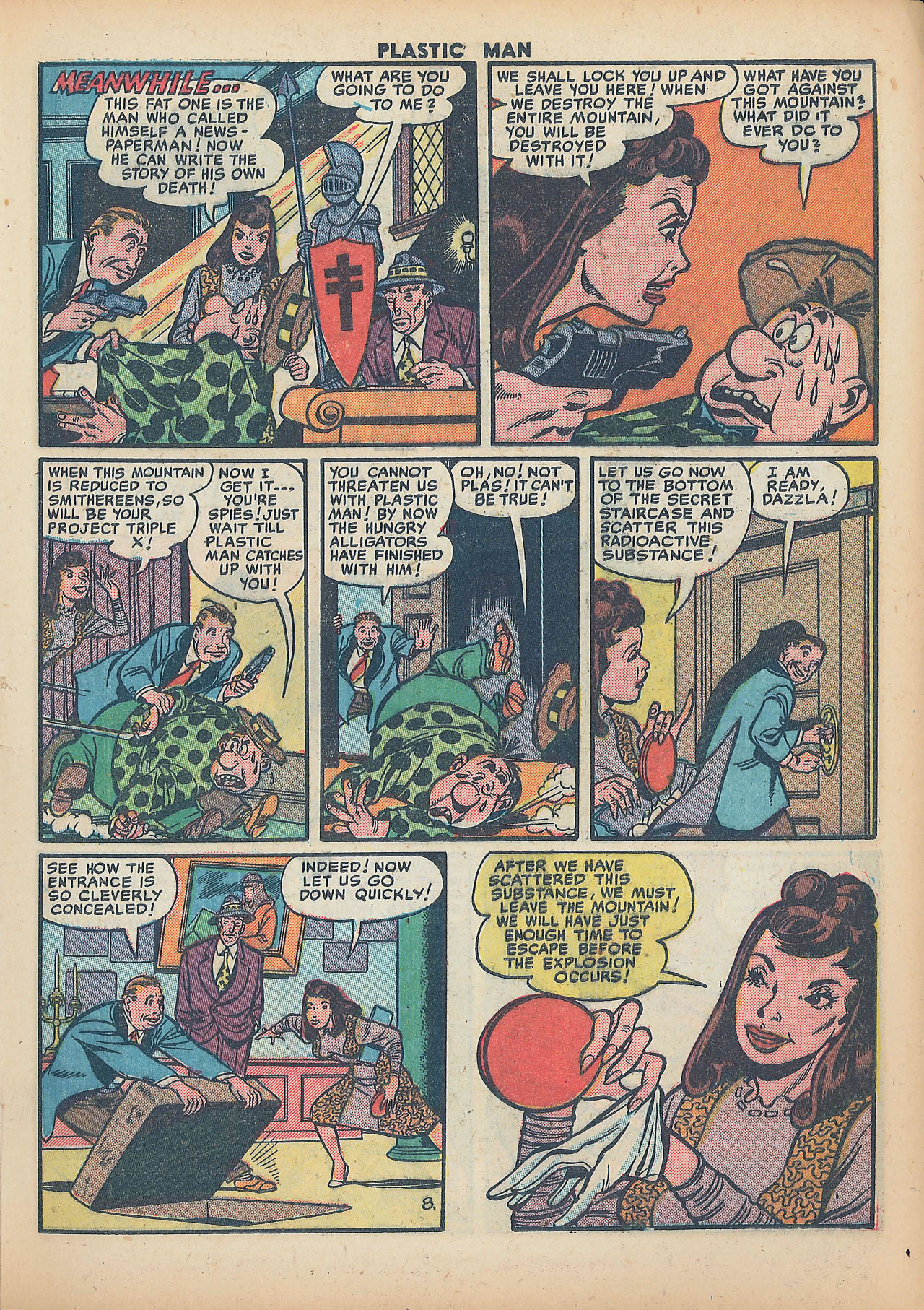 Read online Plastic Man (1943) comic -  Issue #30 - 23