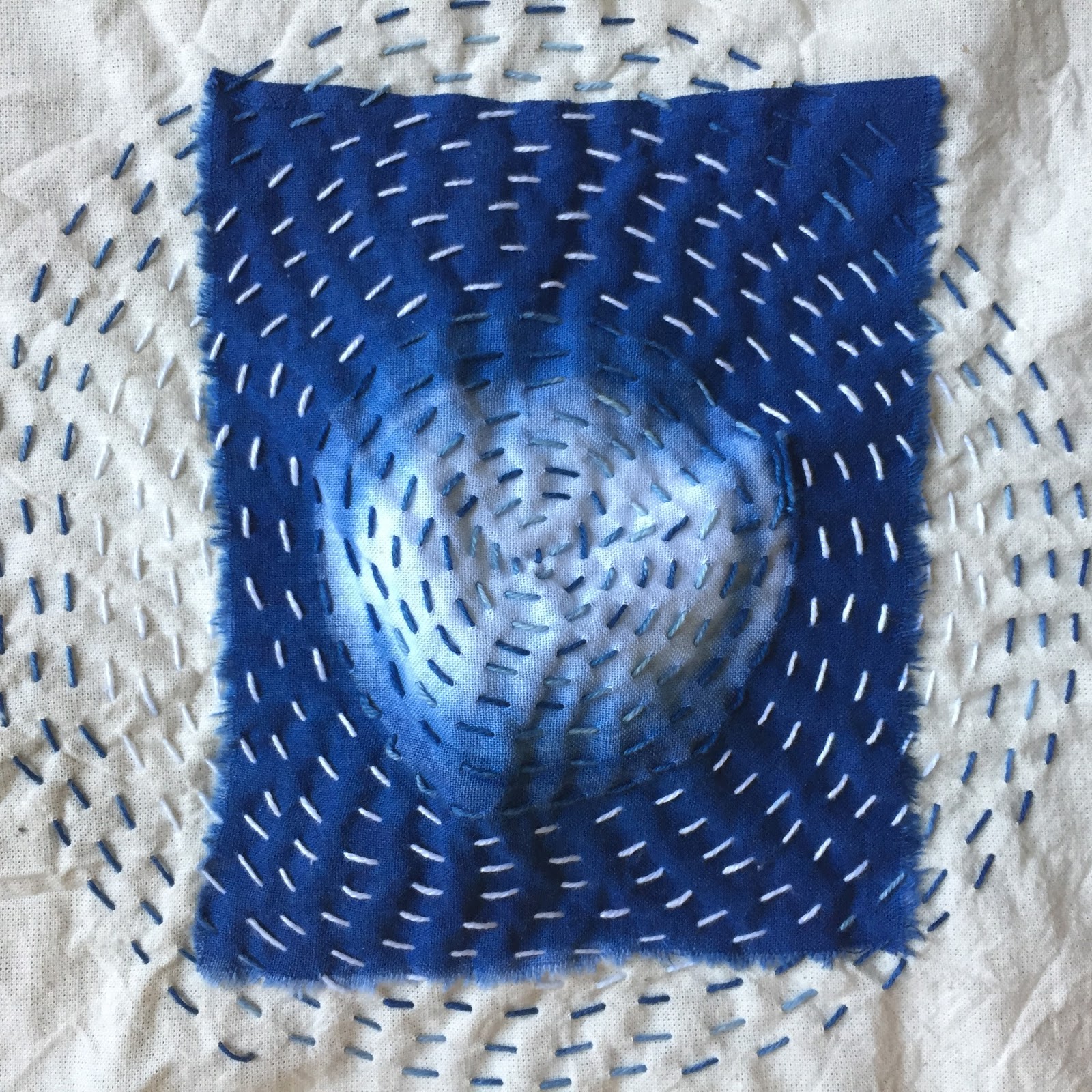 Kate Ward Zen Stitching Embroidery as Textile Art