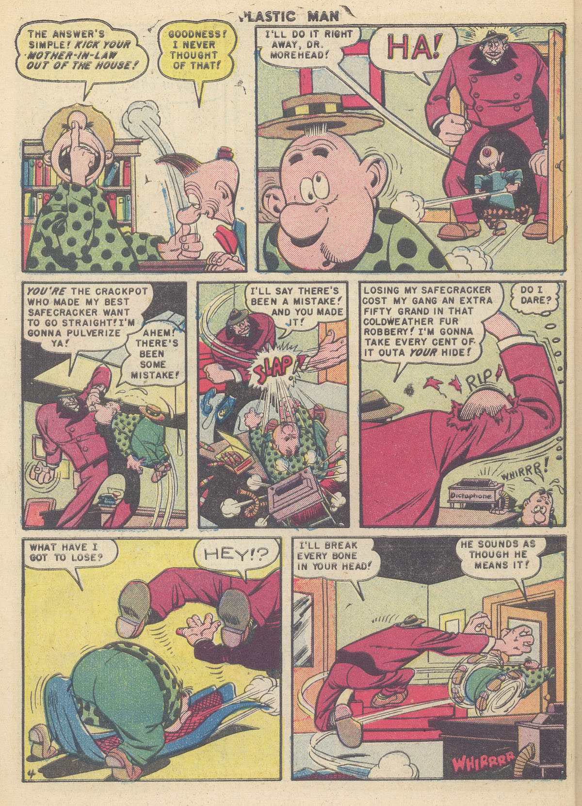 Read online Plastic Man (1943) comic -  Issue #24 - 16