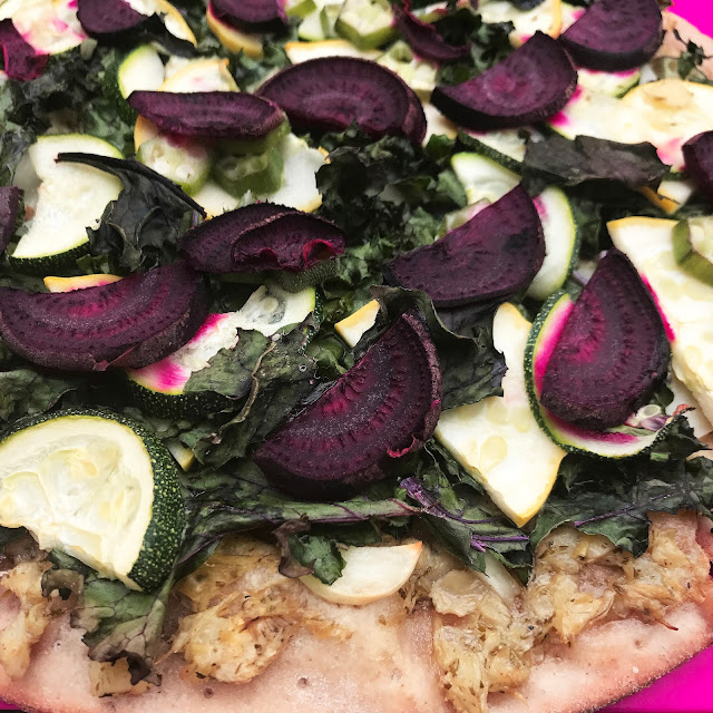 GF Beet Pizza Vegetarian 