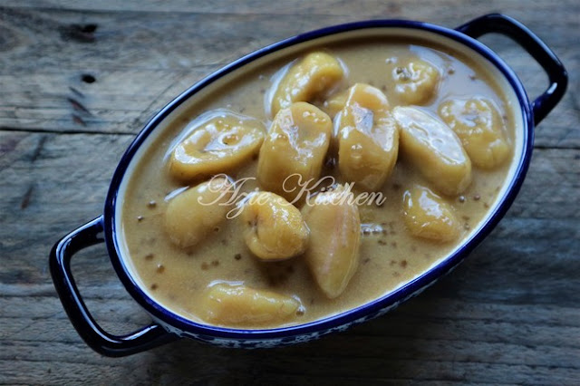 Pengat Pisang Nipah Yang Sedap - Azie Kitchen