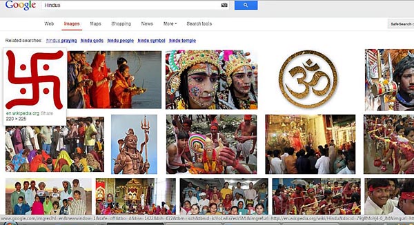 google search results for Hindus
