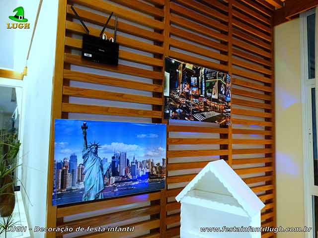 Decoração de festa infantil Nova York - Aniversário