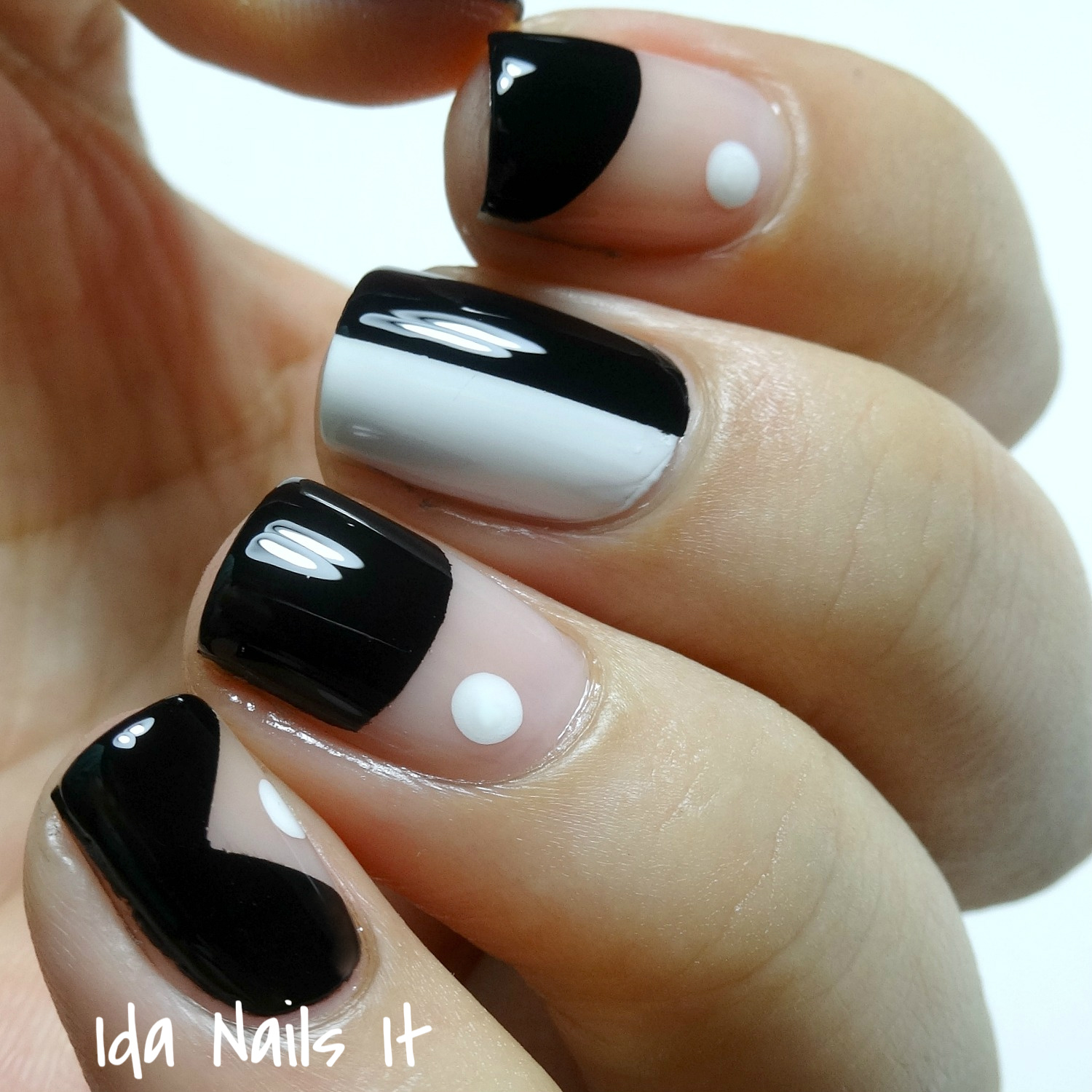 Ida Nails It: Paint All the Nails Presents: Monochrome