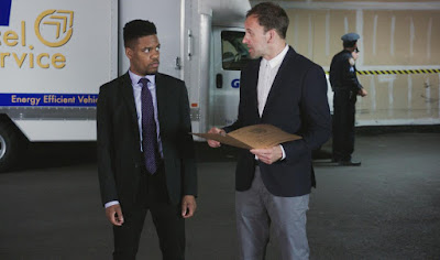 Elementary Season 6 Jonny Lee Miller and Jon Michael Hill Image 2