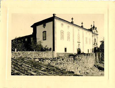 O Solar de Outeiro Seco antes de entrar em ruína