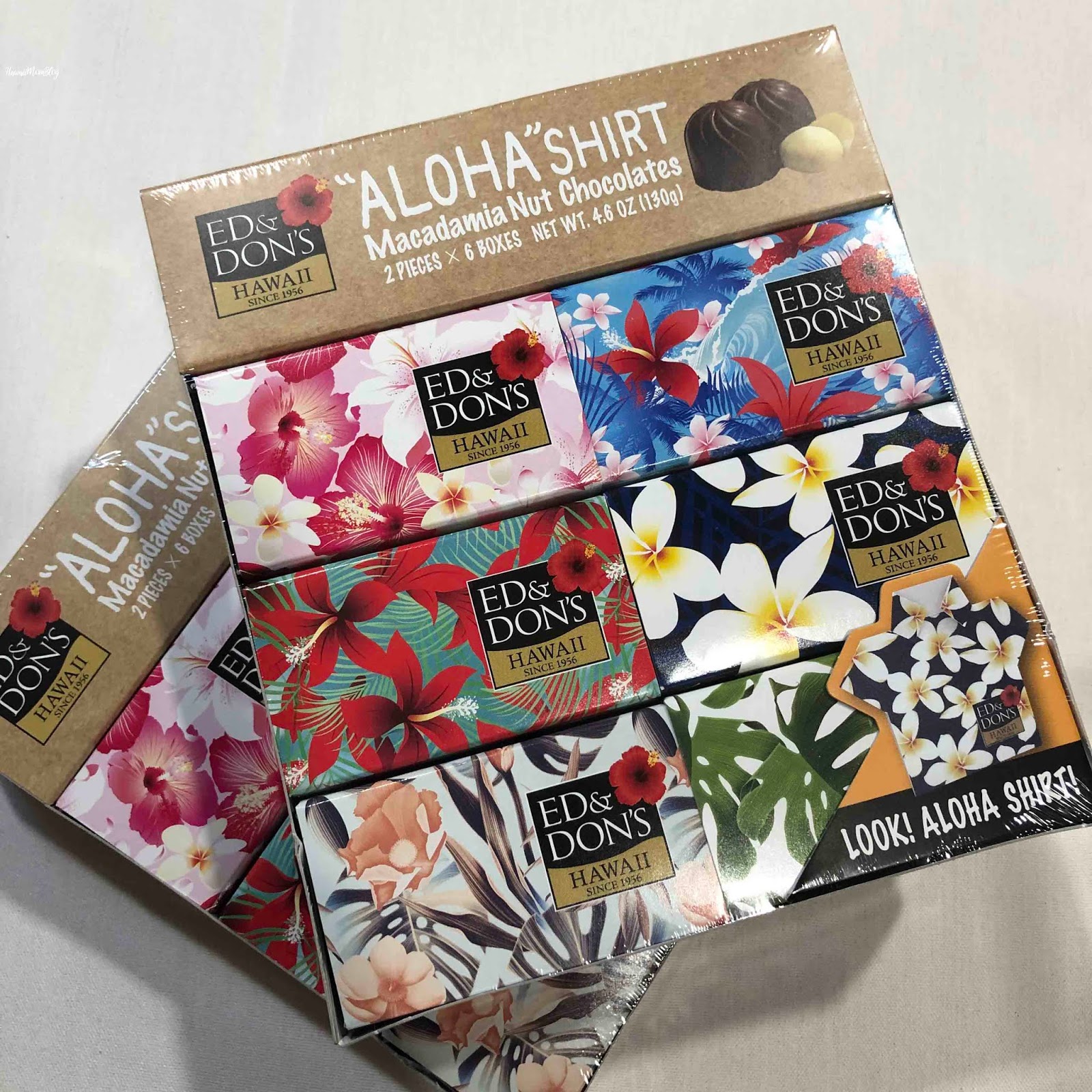 Hawaii Mom Blog Ed and Don's of Hawaii Releases Aloha Shirt Chocolates