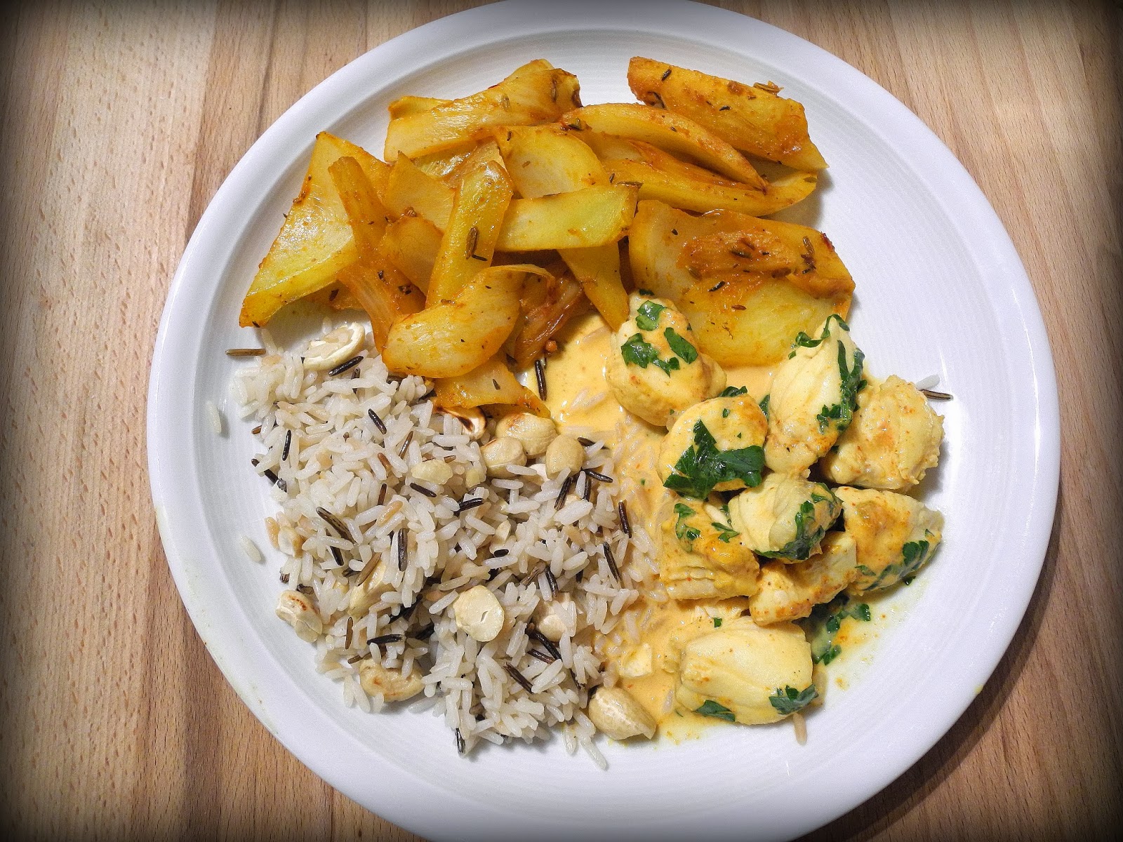 Food For You: Fisch-Curry mit Fenchel und Cashewreis