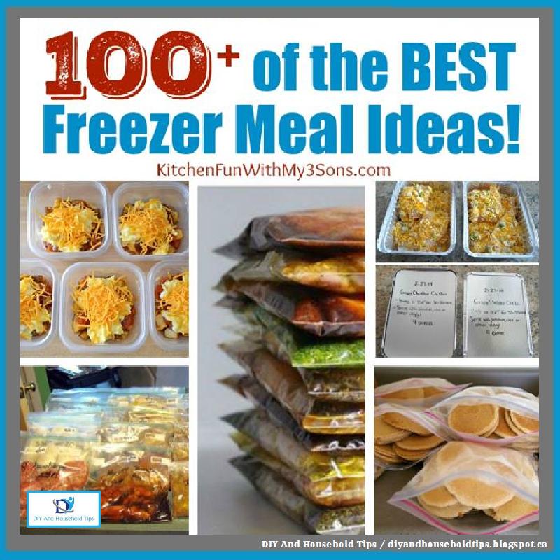 DIY And Household Tips: Over 100 of the BEST Freezer Meals!