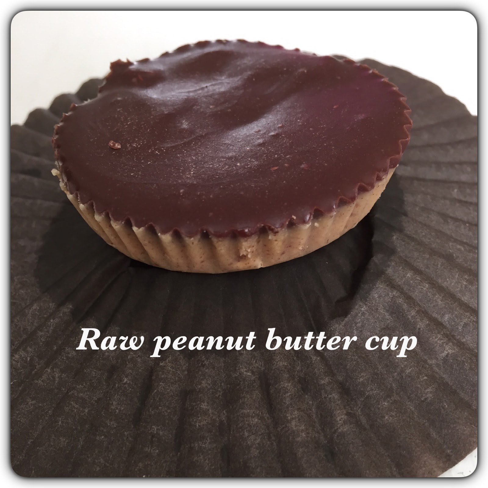 raw peanut butter cup