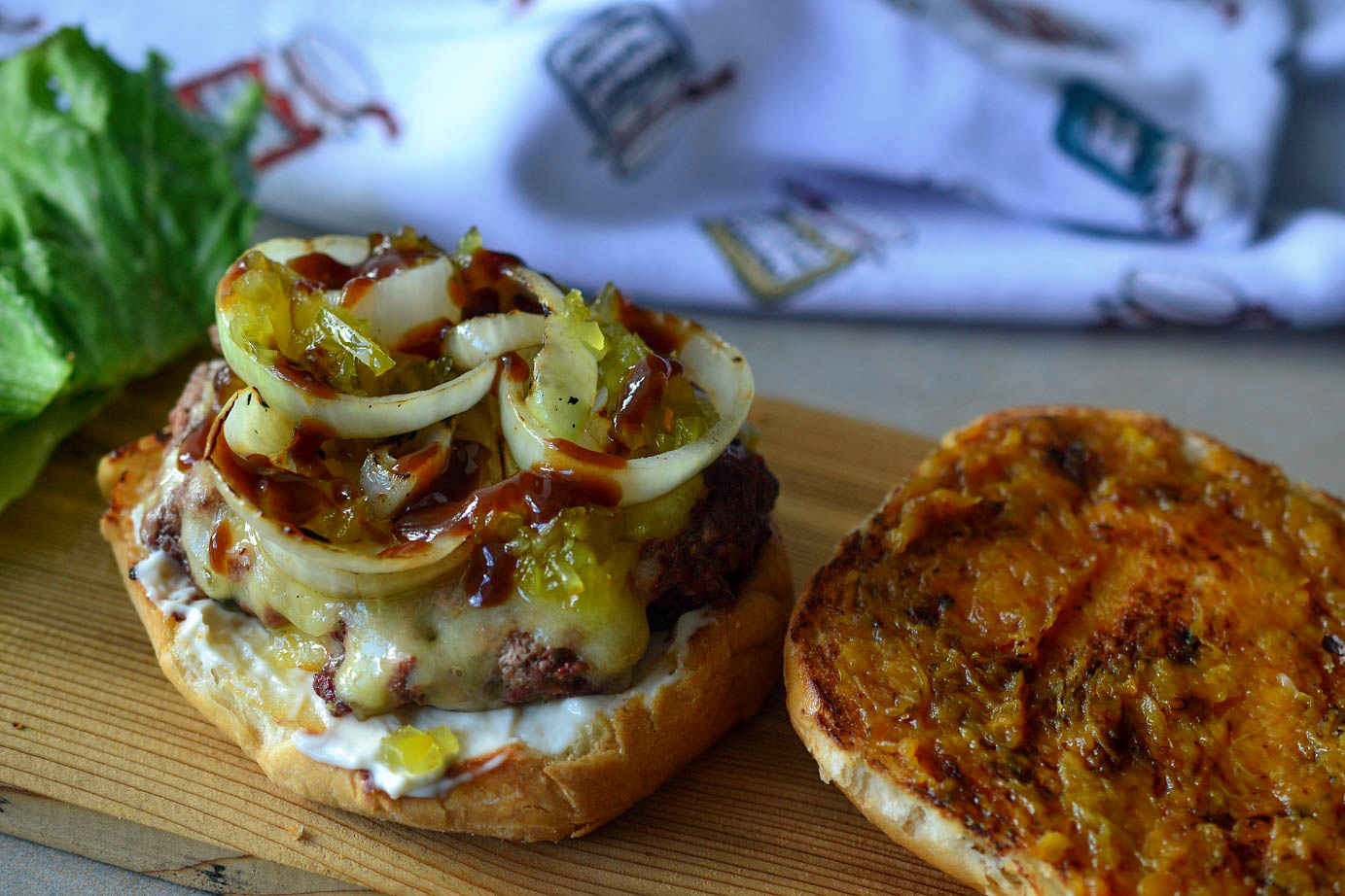 Greedy Girl Home ground garlic butter beef burger