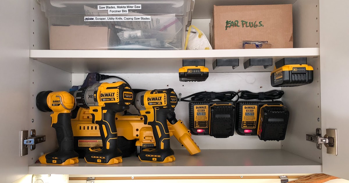 Upgrading my cordless tool charging station for my new Dewalt 20V tools Fight Chaos the Fix