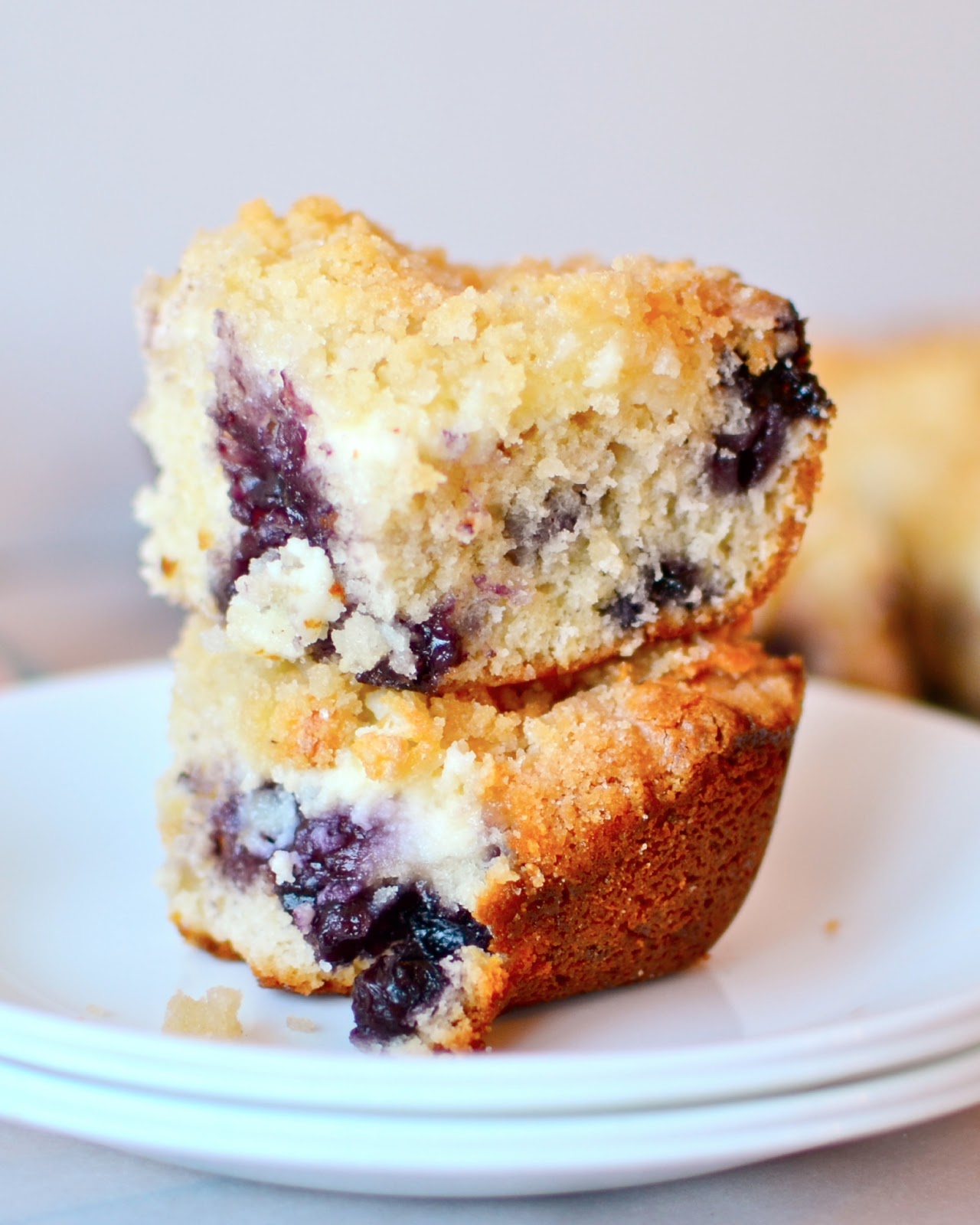 Yammie's Noshery Blueberry Cream Cheese Coffee Cake with Crispy Butter