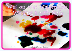 wet watercolor painting preschool winging nursery technique waldorf activities seedlings visit kindergarten paint