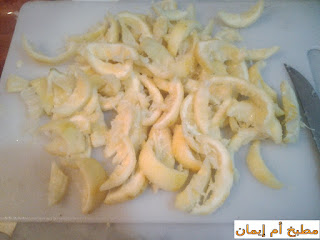 طريقة عمل معجون قشور الليمون
