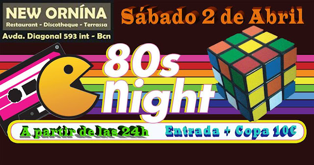 Flyer Fiesta 80s Night