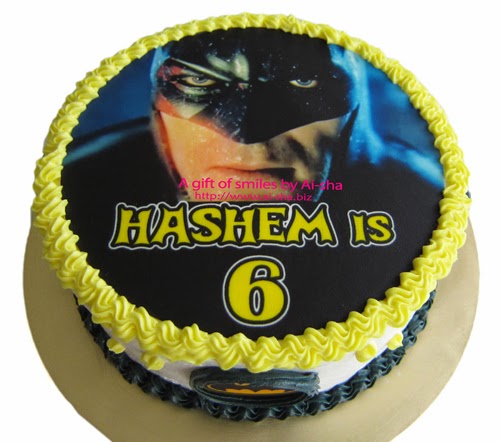 Birthday Cake Edible Image Batman