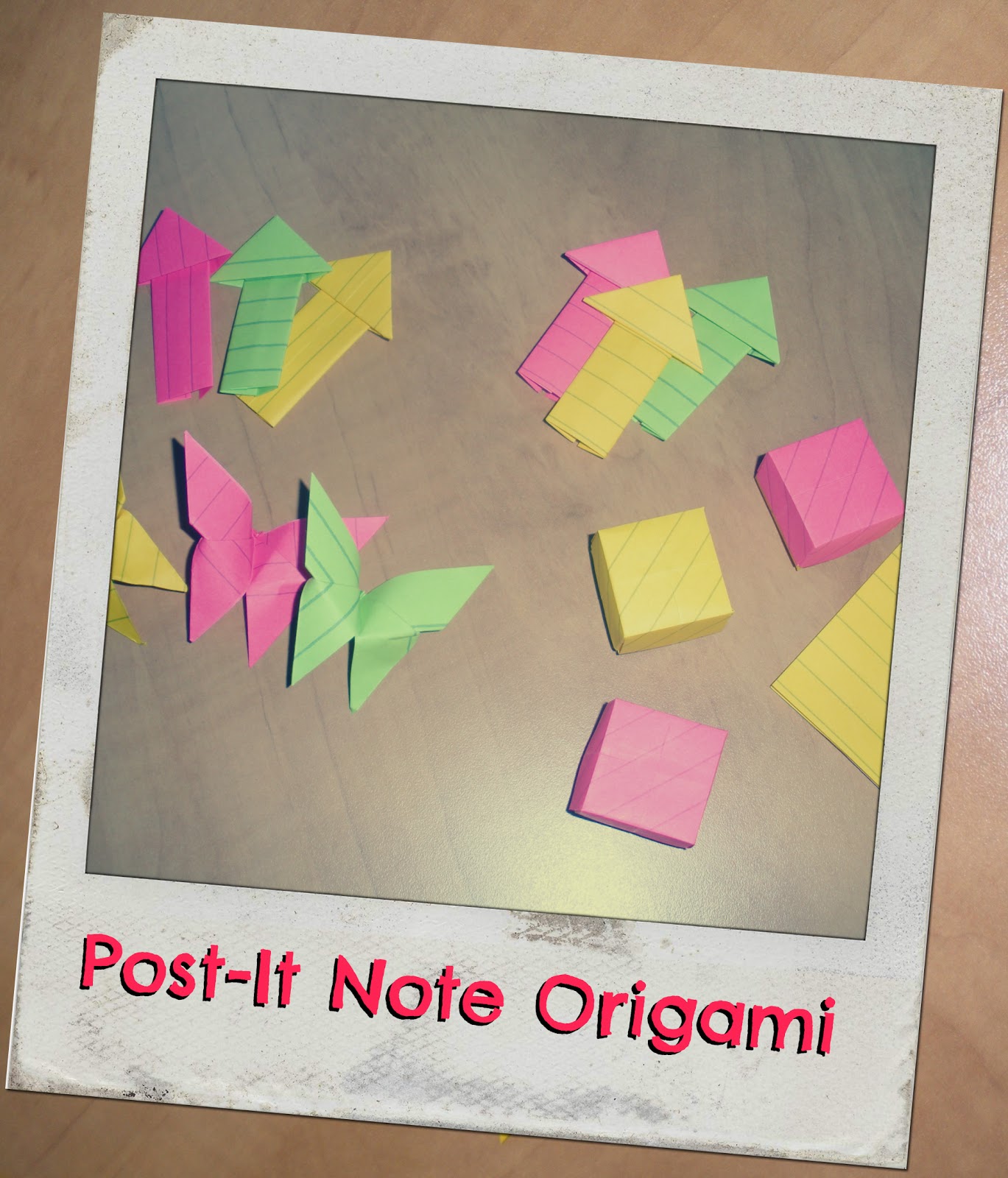 Origami Animals With Post It Notes
