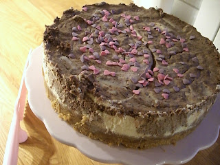 cheesecale%2Bchocolate%2Bswirl - Leilas Chocolate swirl cheesecake