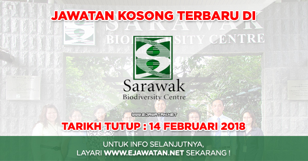 jawatan kosong Pusat Kepelbagaian Biologi Sarawak (SBC) 2018