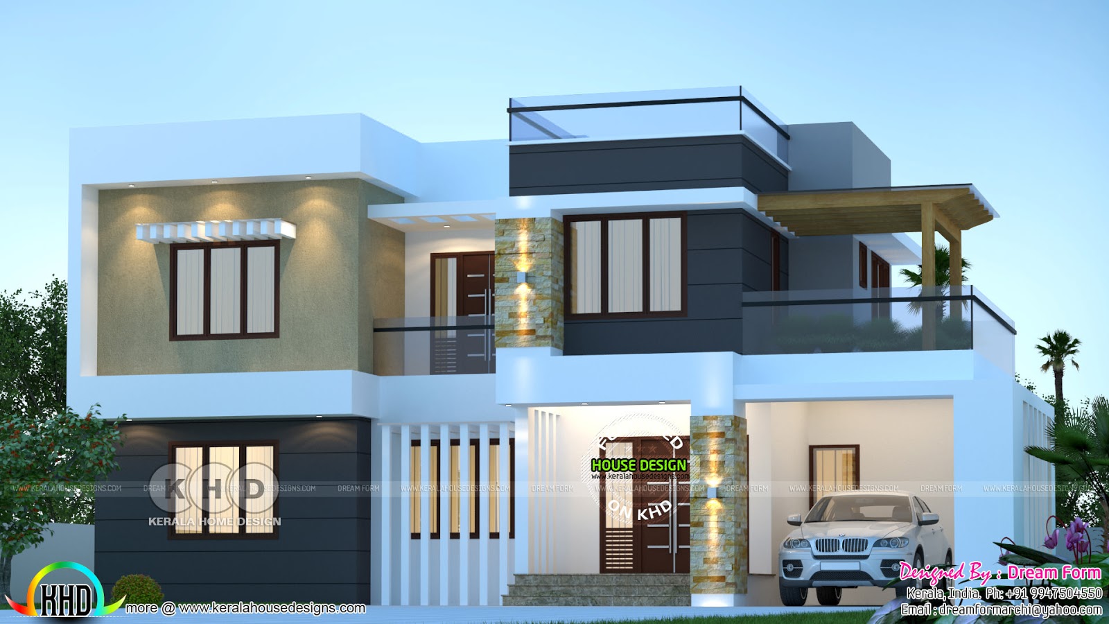 4 Bedroom Contemporary House New Model House In Kerala 2019