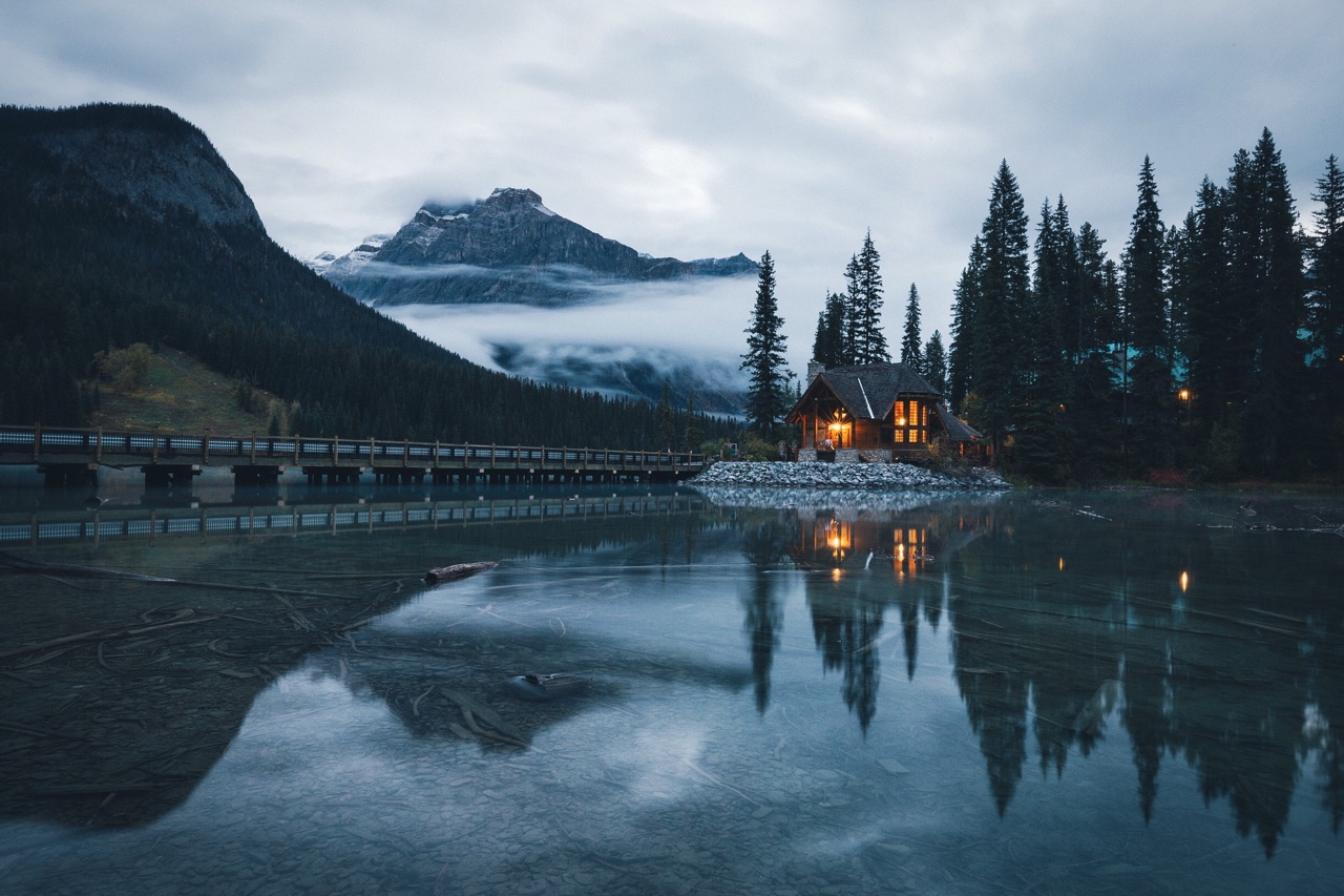Kari LikeLikes Lonely house by the lake nature