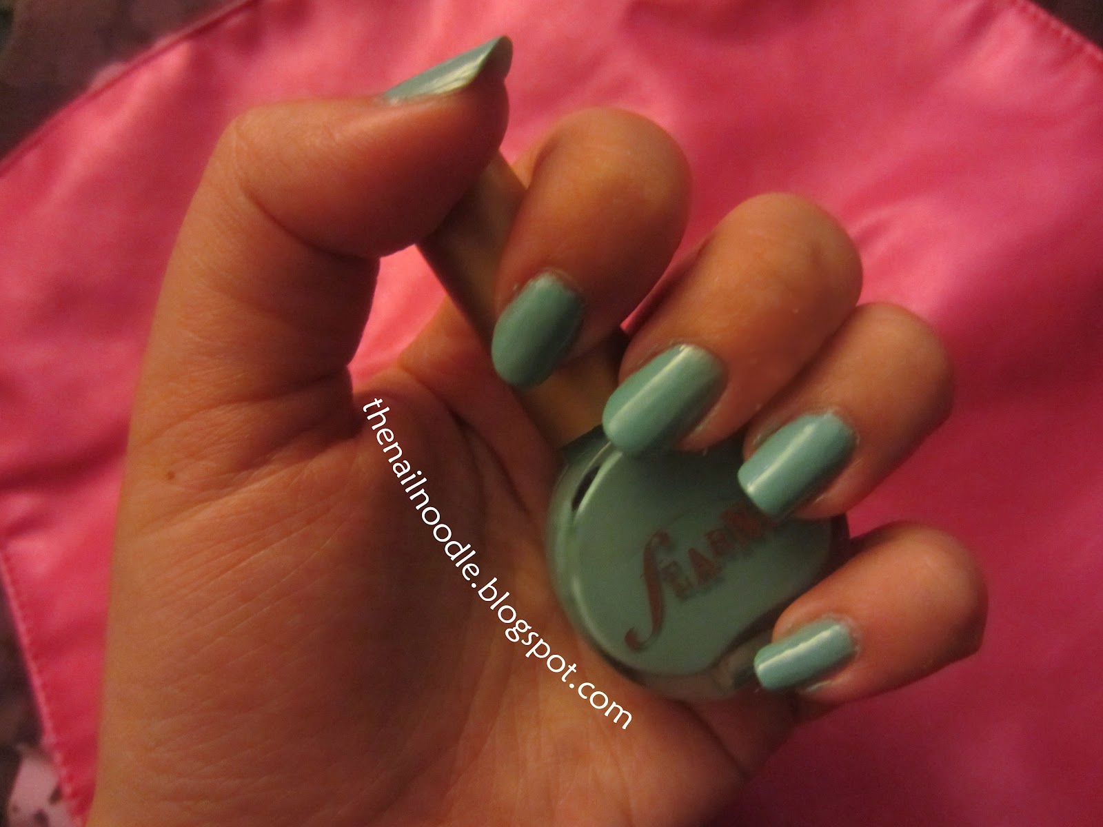 The Nail Noodle Fearne Cotton Mint Green Nail Polish