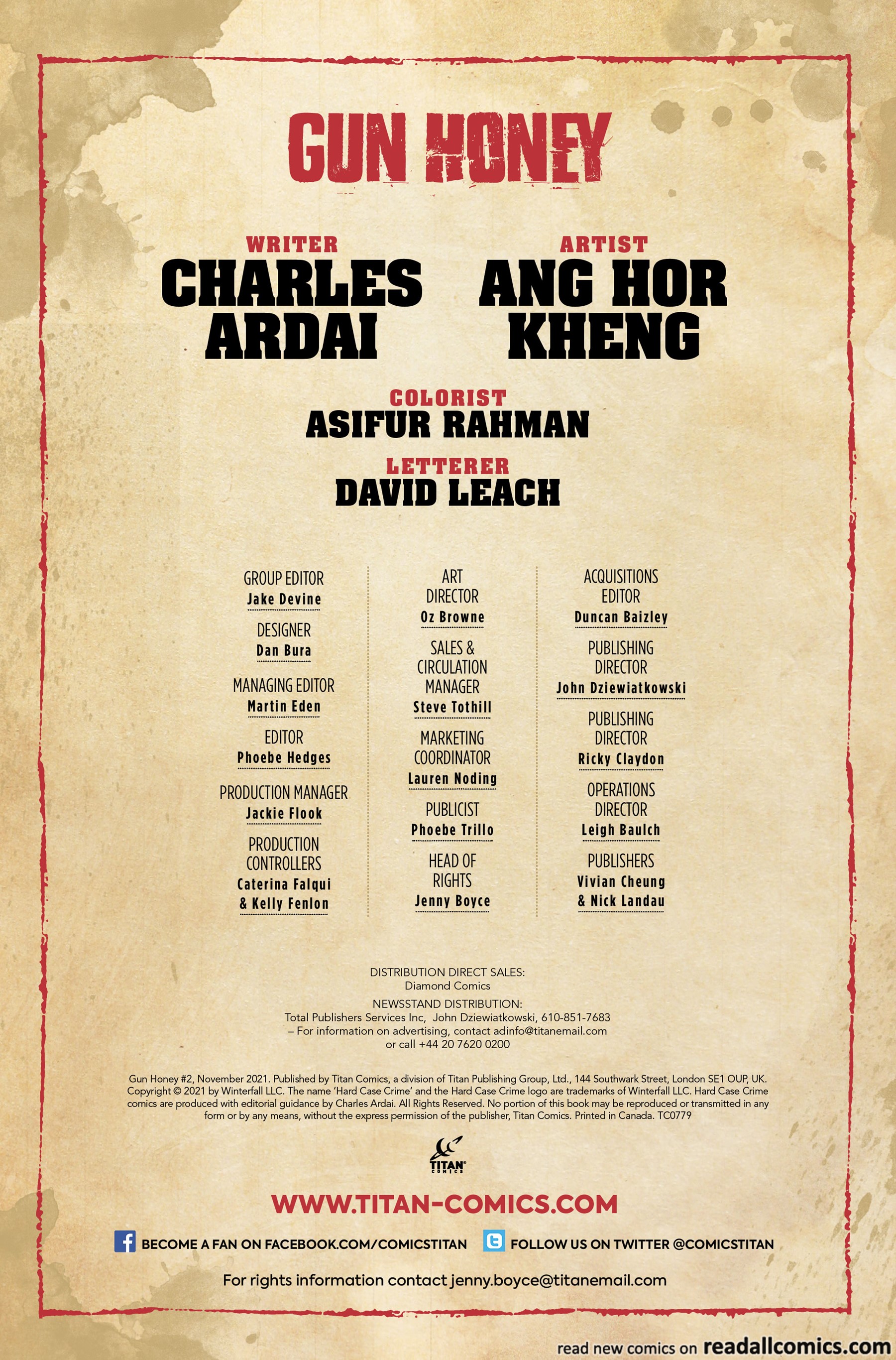 Gun Honey 2 (2021) Read All Comics Online