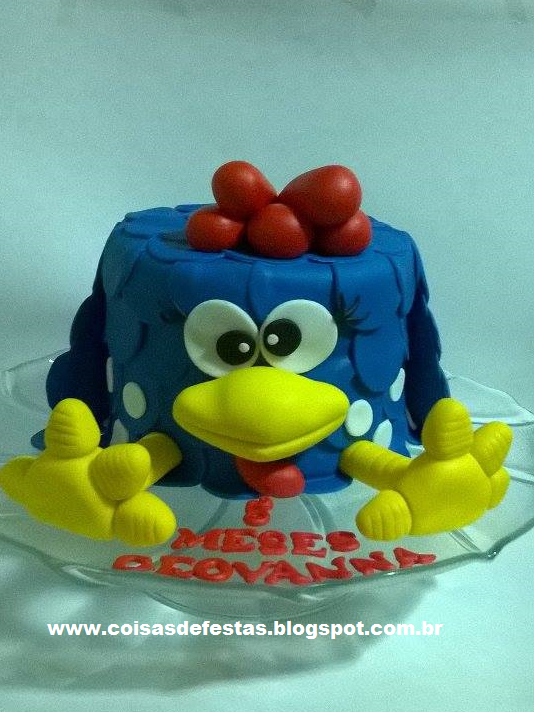 coisas de festas bolo da galinha pintadinha 5 meses de geovanna
