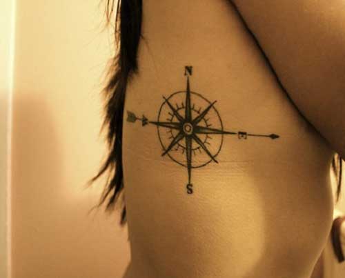 woman compass tattoo kadın pusula dövmesi woman compass tattoo kadın pusula dövmesi