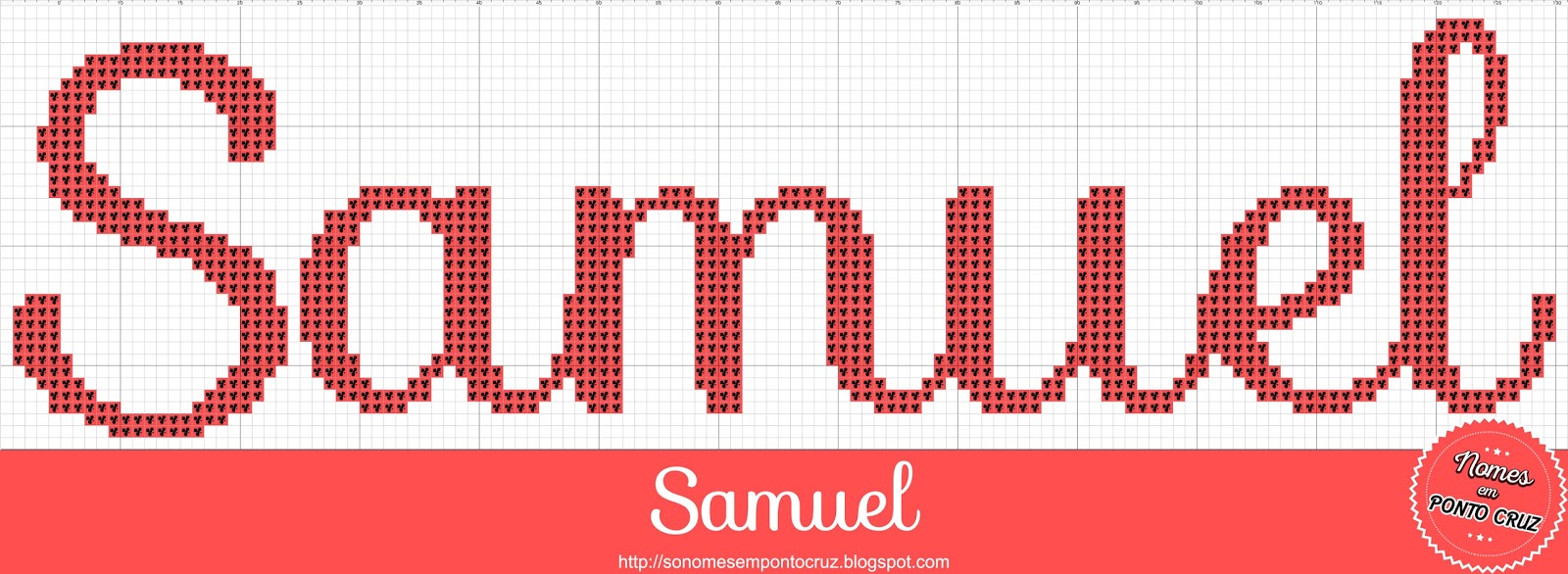 Samuel Em Ponto Cruz Nomes em Ponto Cruz: Samuel - Nomes em Ponto Cruz