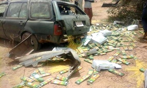 Graphic Photos of a Driver Shot Dead by Customs Officers in Katsina State