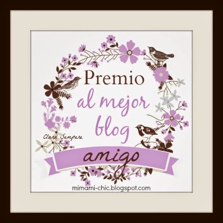 Premio a mi blog: