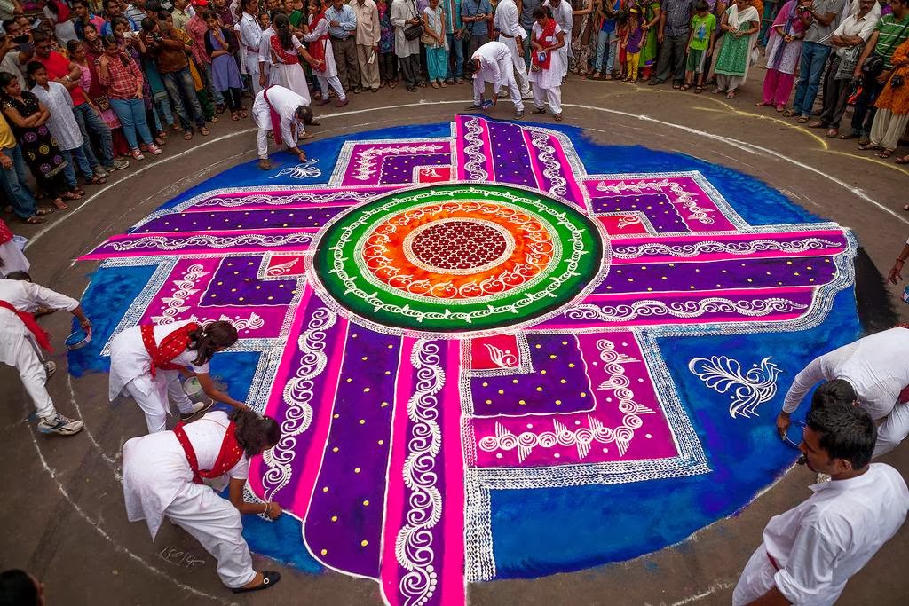Top 9 Rice Rangoli Designs Styles At Life
