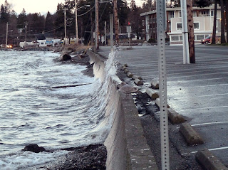 King tide at Birch Bay, photo from the Washington King Tide Flickr initiative