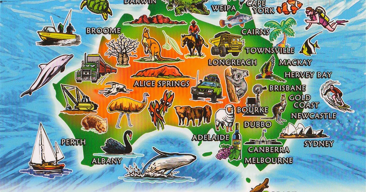 One postcard, One world Postcard from Queensland, Australia