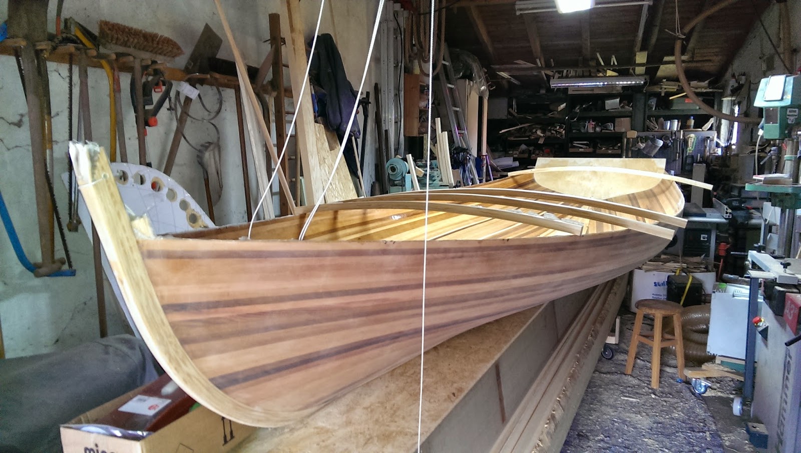 Building a 16' East Coast Melonseed Skiff Details of the maststep