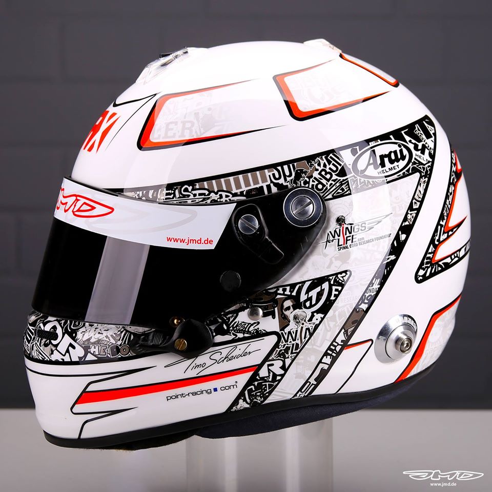 Racing Helmets Garage Arai GP6 T.Scheider 2015 by Jens Munser Designs