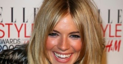 Sienna Miller Medium Layered Hair
