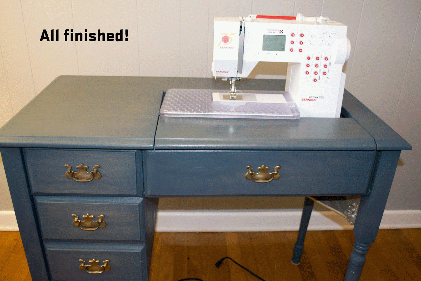 Purple Panda Quilts Sewing Desk A Transformation