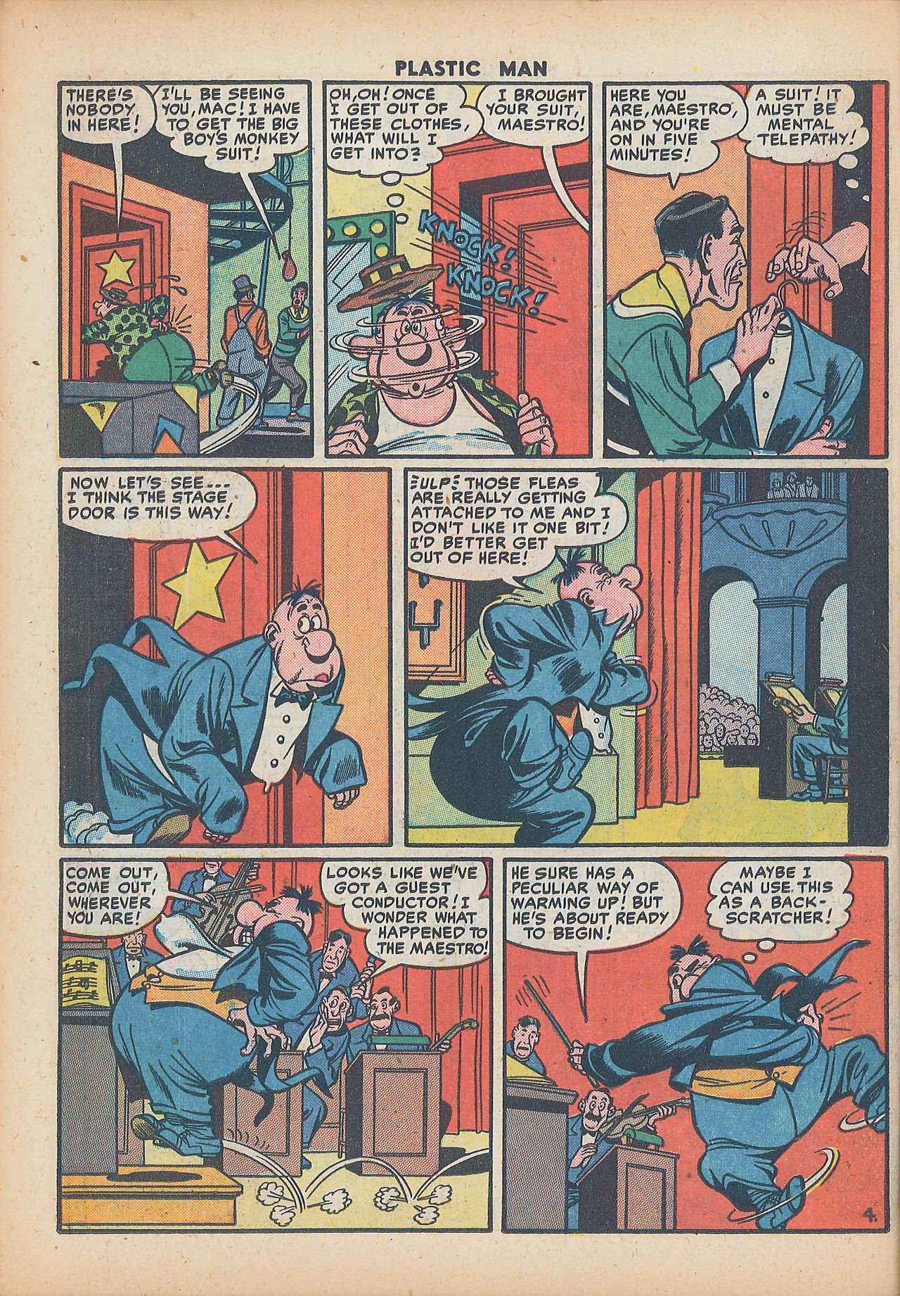 Read online Plastic Man (1943) comic -  Issue #30 - 38