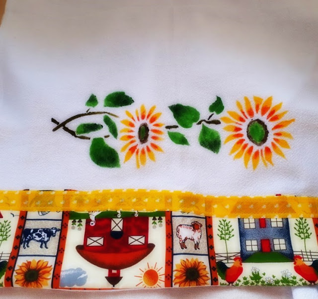 pano de copa pintado