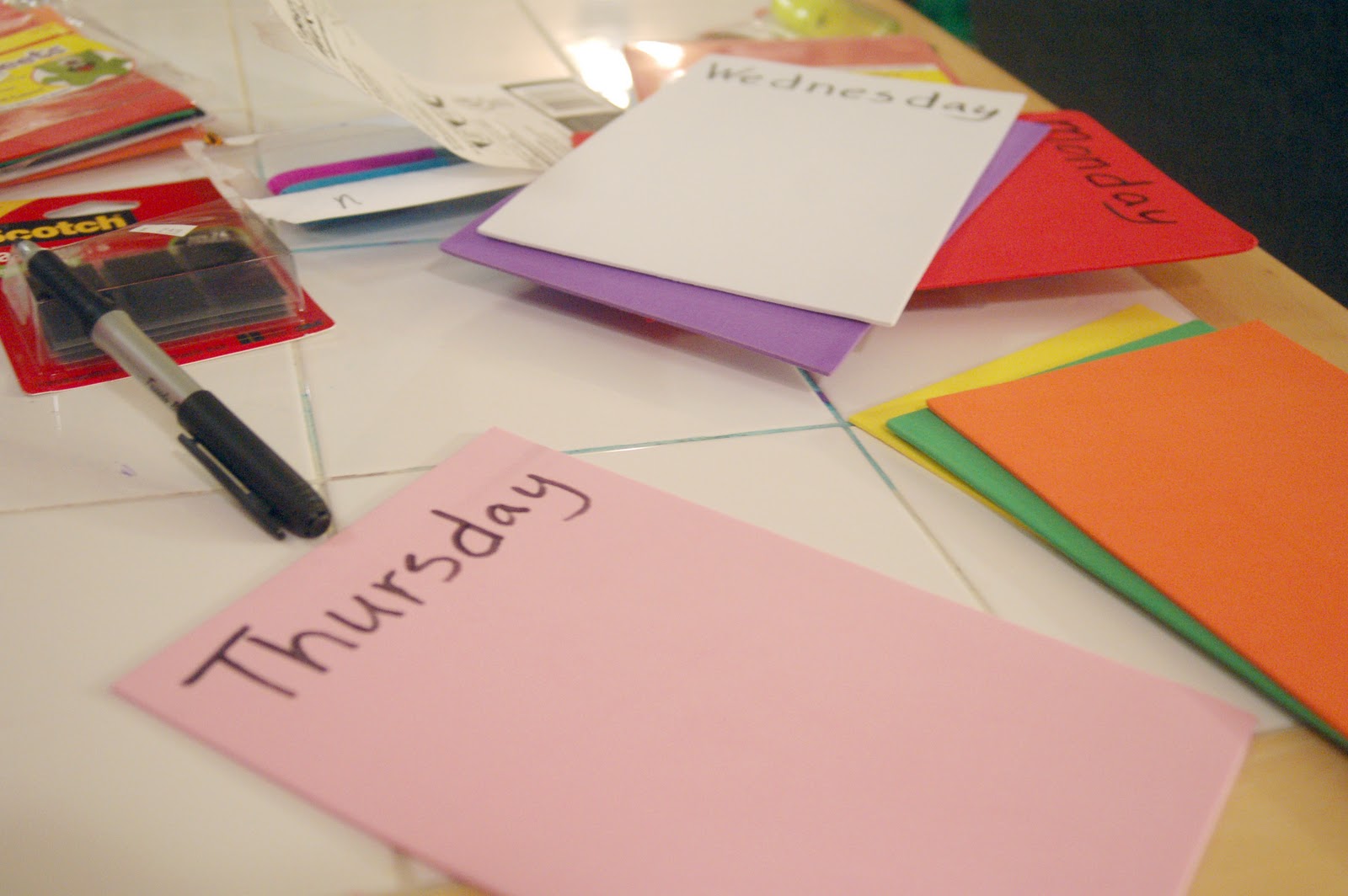 Homemade Calendar for Preschoolers Real Life Montessori