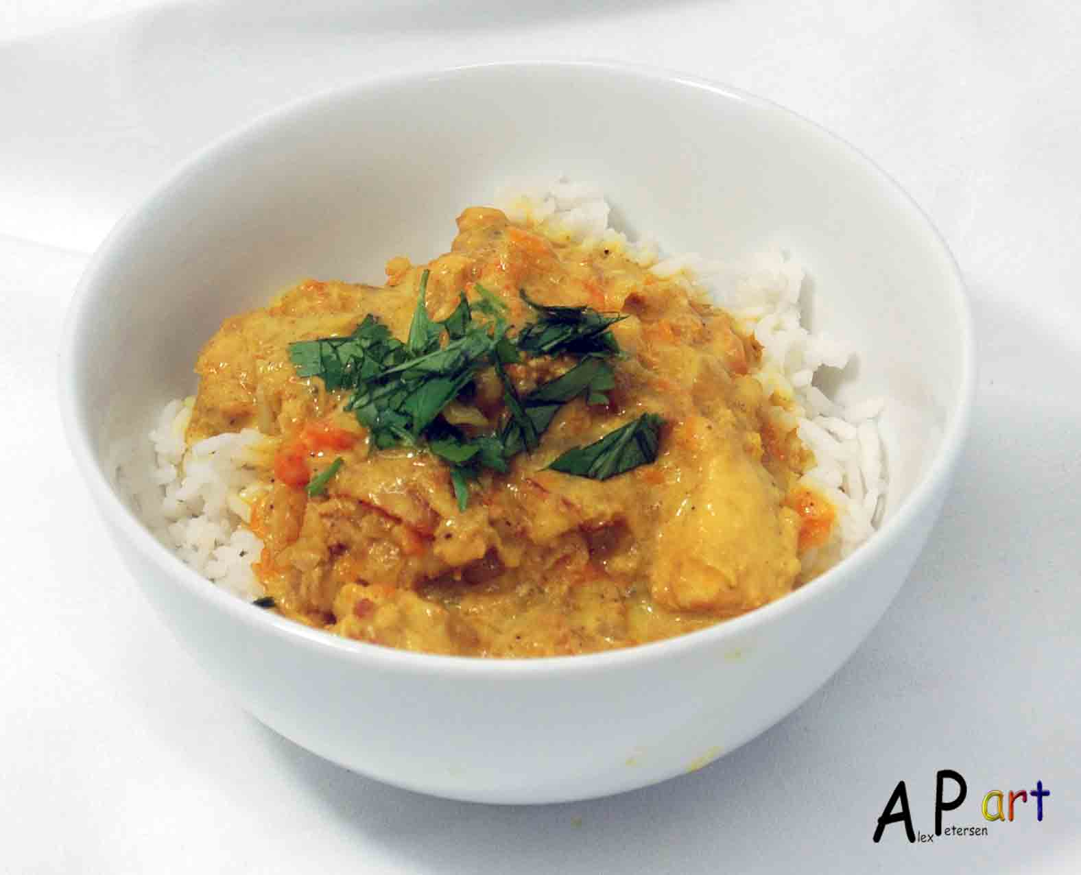 Alex the Contemporary Culinarian Mild Chicken Curry