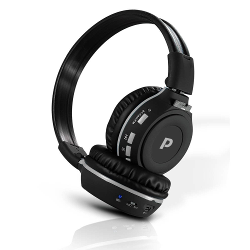Pyle PHPMP39 - Over Ear Wireless Bluetooth SD Headphones - Features Hands Free Calling with Built in Mic, SD Reader for MP3 Playback, Transport Controls , FM Radio and Folding Portable 