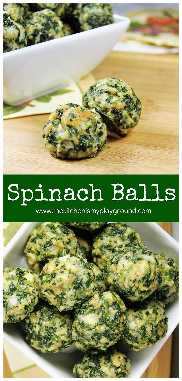 Spinach Balls The Kitchen is My Playground